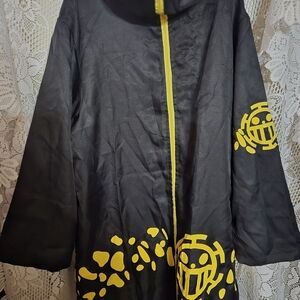 Onepiece  Black and Yellow Cape Jacket